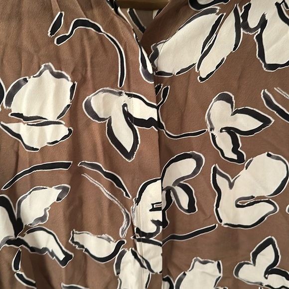 Lafayette 148 New York Silk Scottie Blouse small - Picture 5 of 8